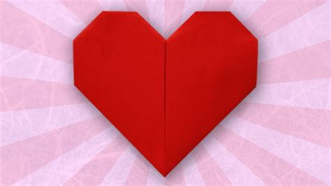 Origami Heart (Folding Instructions) - YouTube