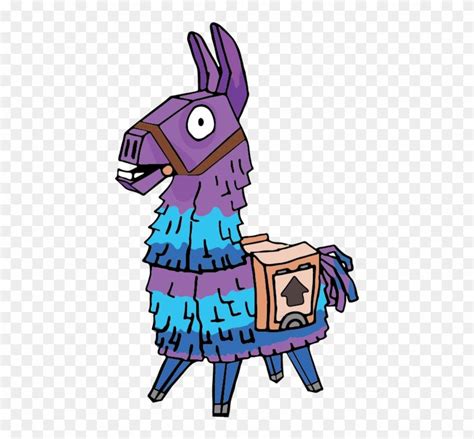 Llama Fortnite Svg, Silhouette Cameo Cricut Design - Dibujos De Fortnite De La Llama Clipart ...