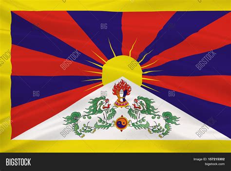 Flag Tibet Autonomous Image & Photo (Free Trial) | Bigstock