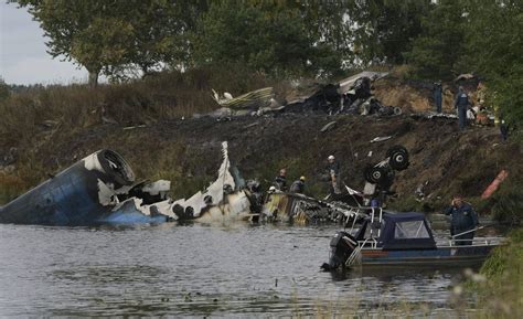 In pictures: 43 dead after Russian jet carrying hockey team crashes - The Globe and Mail