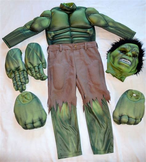 Disney Store Hulk Halloween Costume Boys 4 XS Marvels Avengers Age of ...