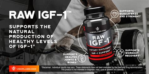 Buy Raw IGF-1 supplements for healthy hormonal balance by Vigor Labs