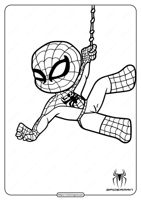 Spiderman Coloring Pages For Kids - SofiaropNorris