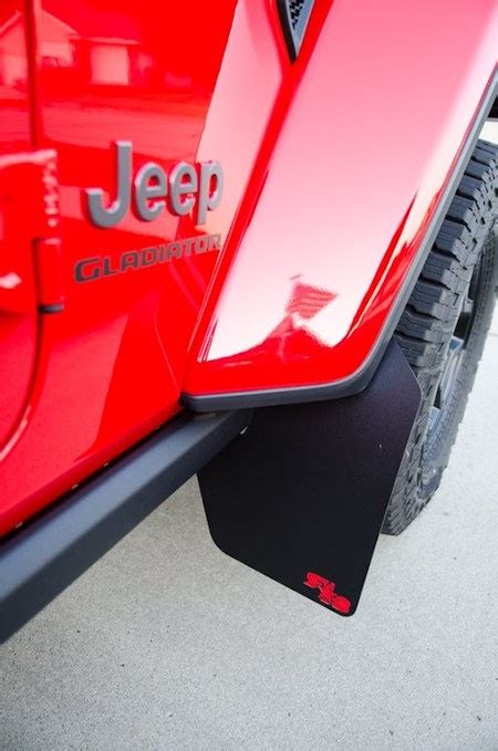 Jeep Gladiator mud flaps - Quick Release system! - Mud flaps for cars & pickups | We have all ...