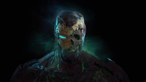 Iron Man Wallpaper 4K, Zombie, Spider-Man: Far From Home