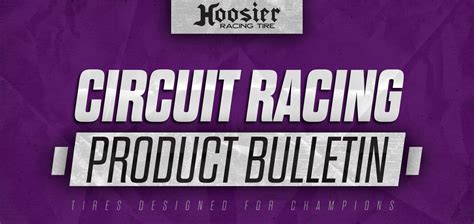 Hoosier Tire | News | Hoosier Tire Releases New Compound Offering for ...