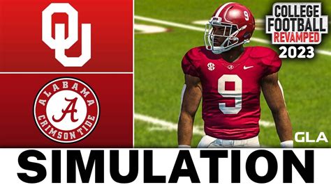 Oklahoma vs. Alabama Simulation | NCAA 14 College Football Revamped ...