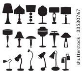 Lamp And Shade Silhouette Free Stock Photo - Public Domain Pictures