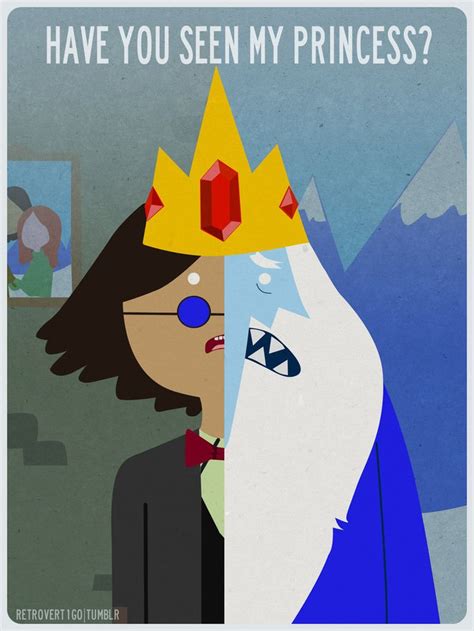 Simon Petrikov and The Ice King by retro-vertigo on DeviantArt | Ice king, Adventure time poster ...