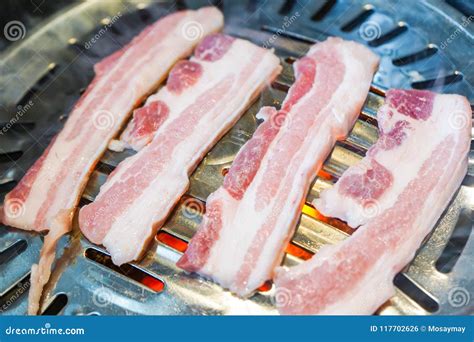 Grilled Pork Belly Korean Barbeque Stock Photo - Image of food, asian: 117702626