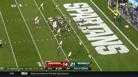 Wisconsin vs Michigan State THRILLING Ending | 2022 College Football ...