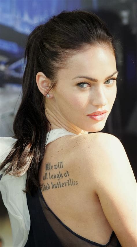 Gombal Tattoo Designs: Megan Fox Tattoos| Megan Fox Tattoos List