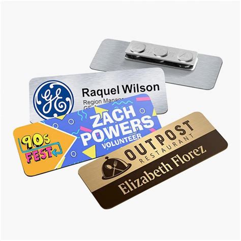 Personalized Magnetic Name Tags - Crystal Images, Inc.