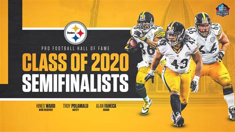 Three Steelers named HOF semifinalists