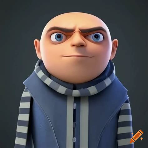 3d render of gru from despicable me on Craiyon