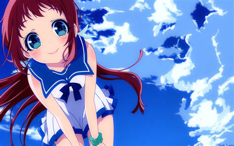 Download Manaka Mukaido Anime Nagi No Asukara HD Wallpaper by MPrincess