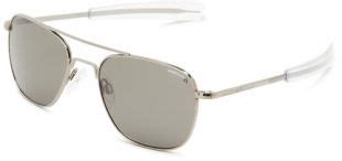 Randolph Engineering - Randolph Aviator Polarized Sunglasses,Bright Chrome/Grey 55 mm