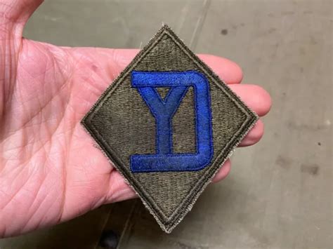 ORIGINAL WWII US Army 26Th Infantry Division Jacket Shirt Patch Insignia $12.95 - PicClick