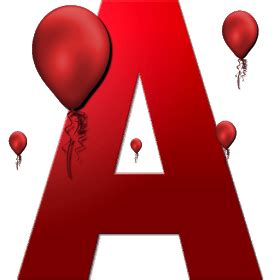 Alphabets by Monica Michielin: RED BALLOONS ALPHABET - 2 | Red balloon, Balloons, Alphabet