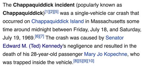 The Chappaquiddick Incident, July 18-19, 1969 | 201 & Kennedy Family ...