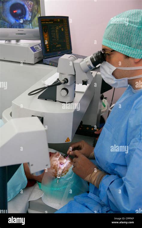 EYE LASER SURGERY Stock Photo - Alamy