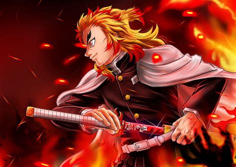 1920x1080px, 1080P free download | Kyojuro Rengoku Demon Slayer: Kimetsu No Yaiba Fan Art 2022 ...