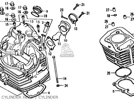 Honda XL125 1978 USA parts lists and schematics