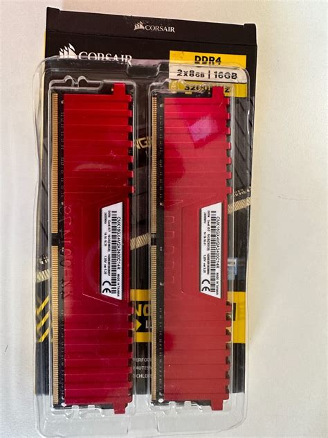 Corsair Vengeance LPX 16GB (2x8GB) DDR4 3200MHz Memory Red | eBay