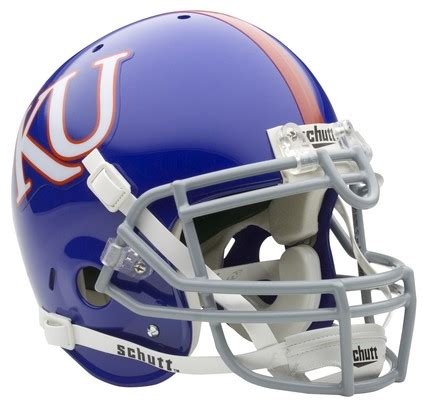 Kansas Jayhawks NCAA Schutt Full Size Replica Football Helmet ...