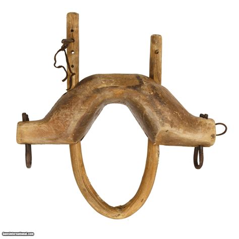 A Single Rare 19th Century Ox Yoke