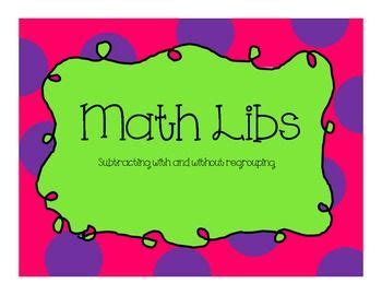 The mad libs of old, with a fun math twist! This engaging activity brings word problems to life ...
