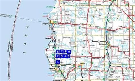 Route for A Taste of Oceana County | Michigan road trip, Michigan ...