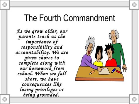 Lesson xiv the fourth commandment