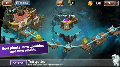 Plants Vs. Zombies 2 update turns the world upside down with new map ...