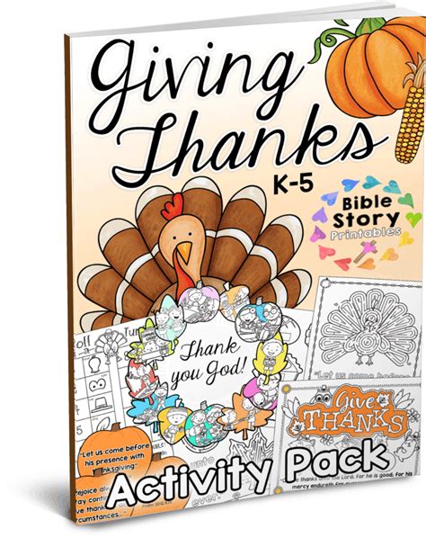 Thanksgiving Bible Printables & Crafts - Christian Preschool Printables