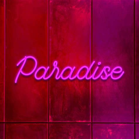 Paradise Neon Light | Neon LED Sign | Neon Light | Aesthetic | Neon signs, Neon light signs ...