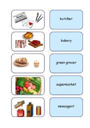 Types of shops - ESL worksheet by catturn