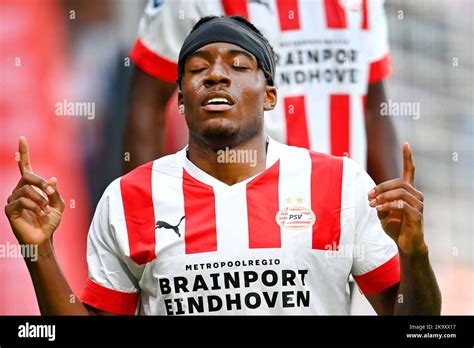 EINDHOVEN - Noni Madueke of PSV during the Dutch Eredivisie match ...