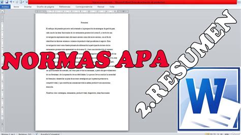 Resumen APA Módulo 2 Normas APA última edición - YouTube