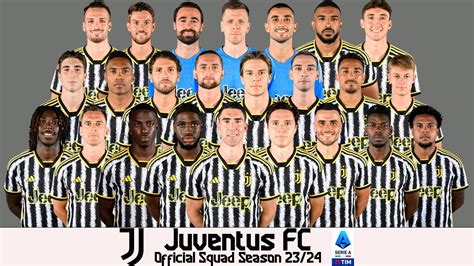 Juventus FC Official Squad Season 2023-24 | Serie A 23/24 | @gtbkaphansport - YouTube