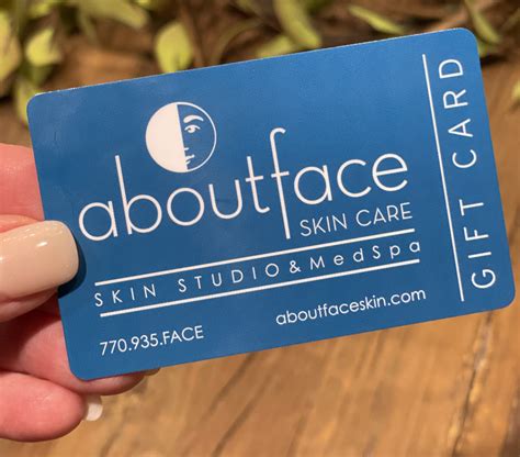 Purchase a Gift Card | About Face Skin Care