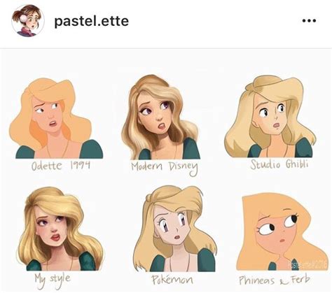 Drawing styles | Cartoon styles, Art style challenge, Disney art