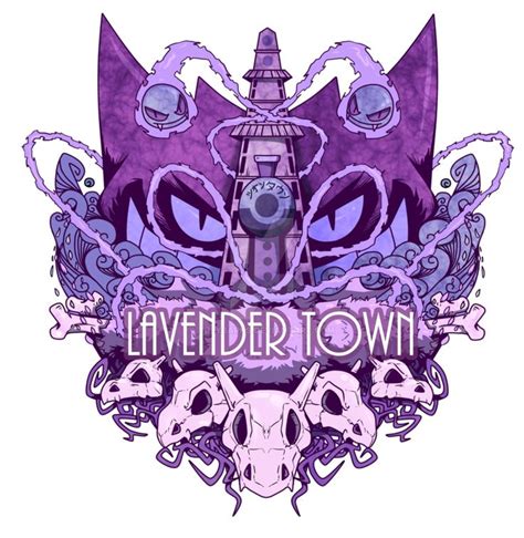 Lavender Town | Ghost type pokemon, Gengar pokemon, Ghost pokemon