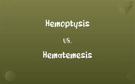 Hemoptysis vs. Hematemesis: Know the Difference