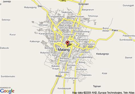 Malang Map - Indonesia