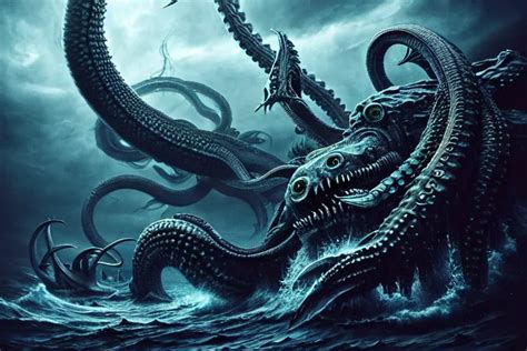 the leviathan vs. the kraken, ultra realistic, concept | Stable Diffusion