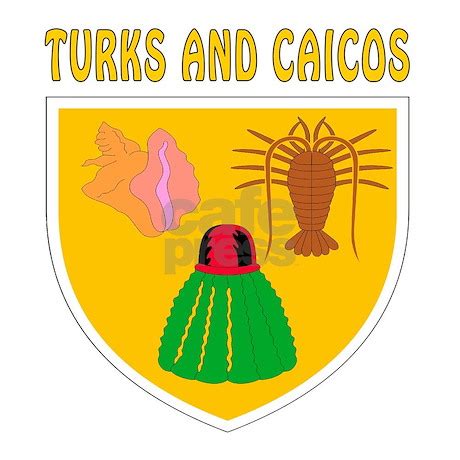 Turks and Caicos Coat of arms Travel Mug by tshirts4countries