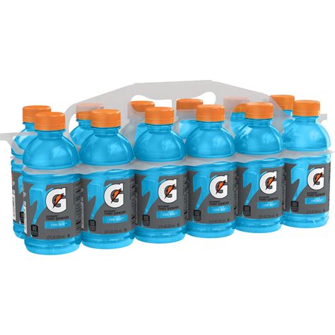 Gatorade Cool Blue Thirst Quencher Sports Drink, 12 oz, 12 Pack Bottles - Walmart.com