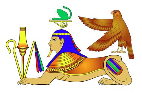 Egyptian Sphinx Drawing | Free download on ClipArtMag