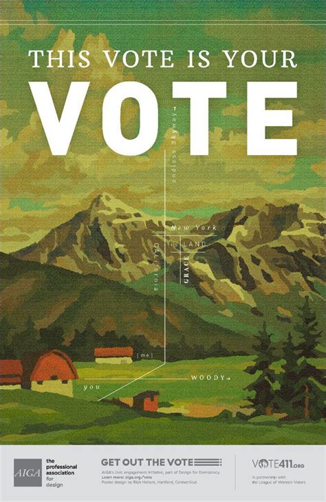 AIGA’s Get Out the Vote campaign features free downloadable posters ...